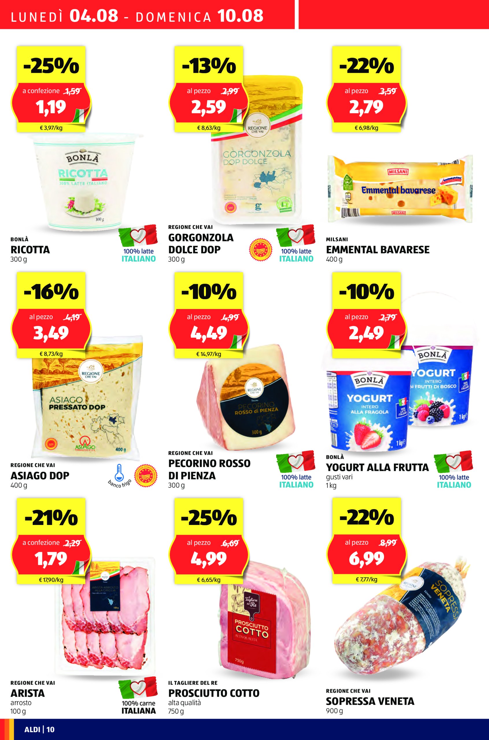 aldi - Volantino ALDI valido dal 04/08 al 10/08 - page: 10
