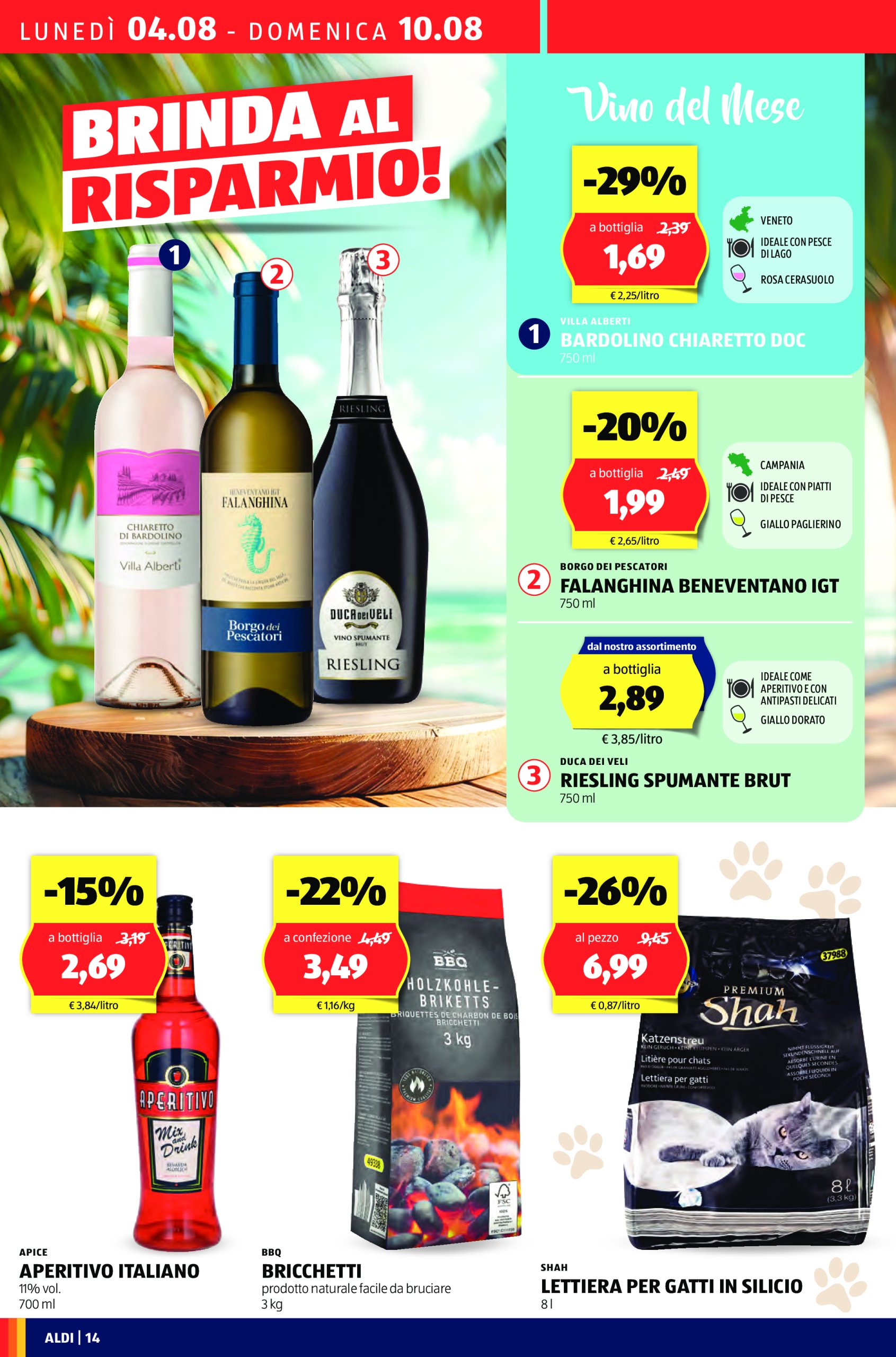 aldi - Volantino ALDI valido dal 04/08 al 10/08 - page: 14