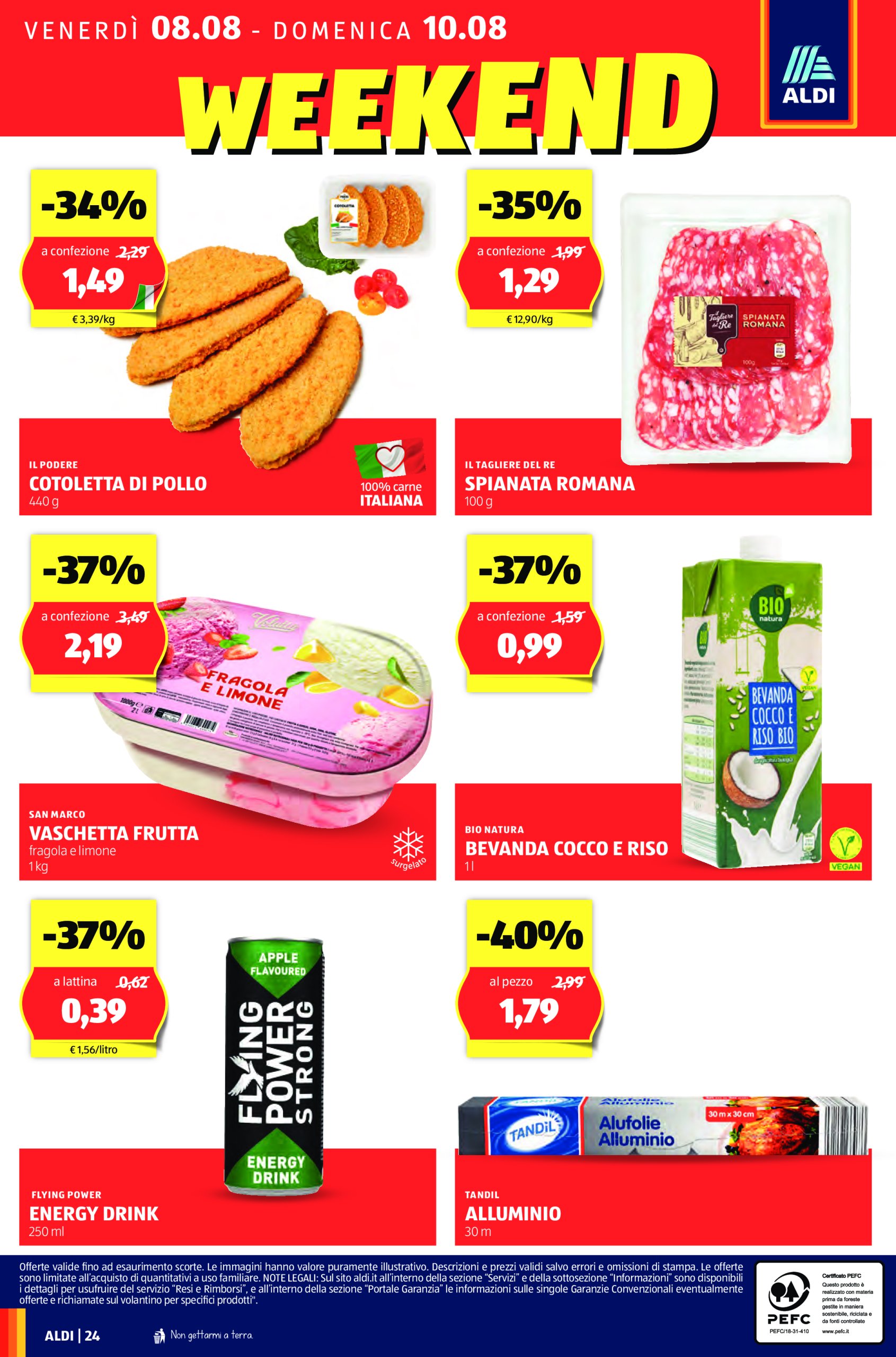 aldi - Volantino ALDI valido dal 04/08 al 10/08 - page: 24