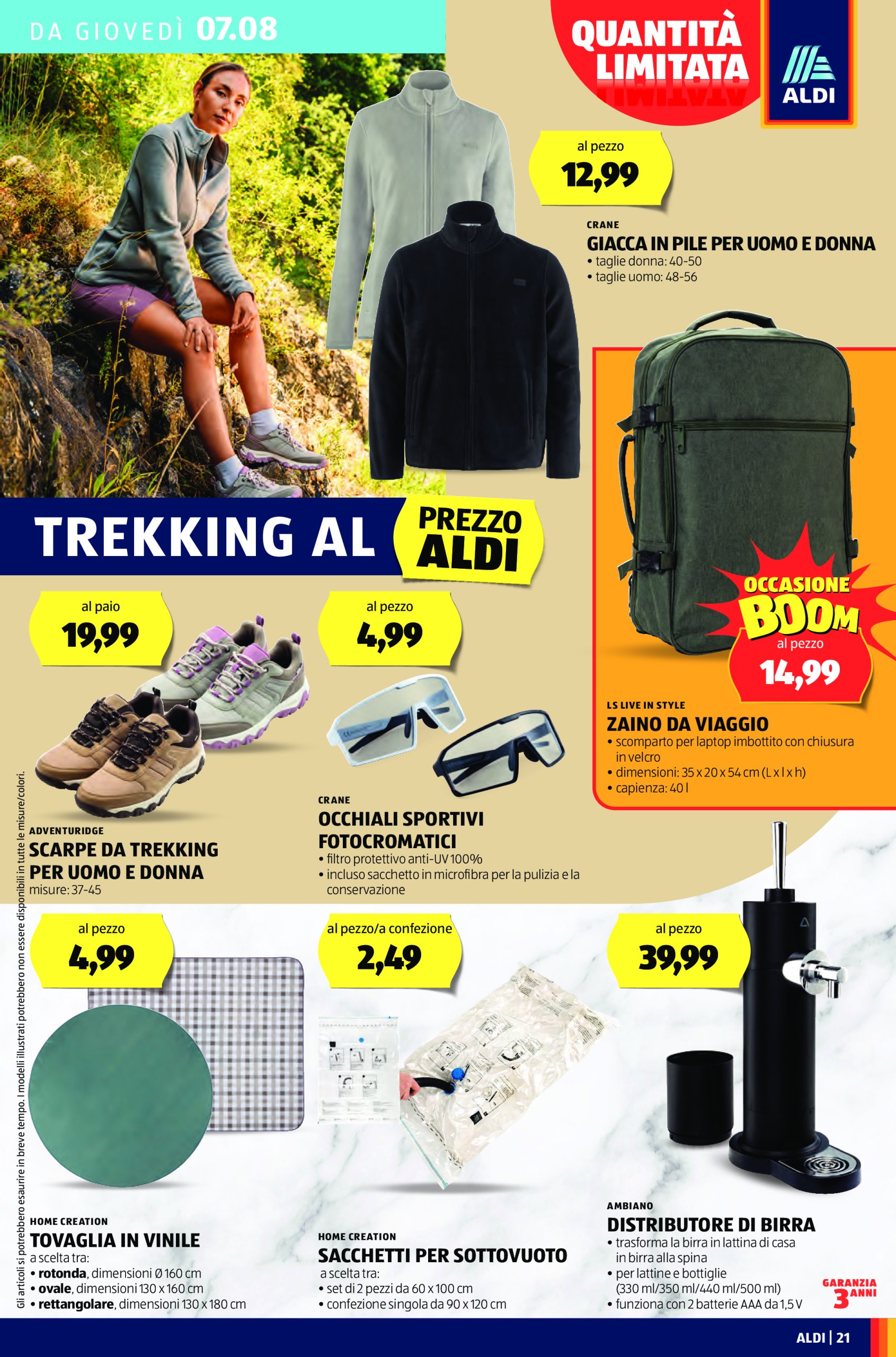 aldi - Volantino ALDI valido dal 04/08 al 10/08 - page: 21