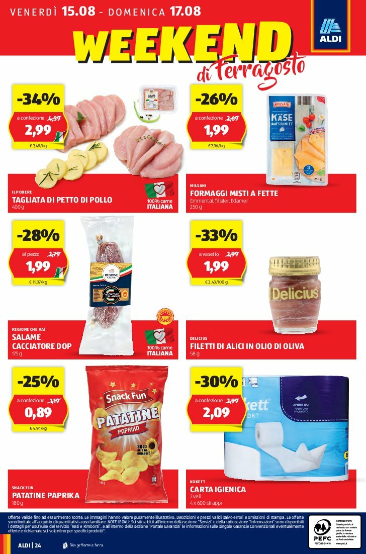 aldi - Volantino ALDI valido dal 11/08 al 17/08 - page: 24