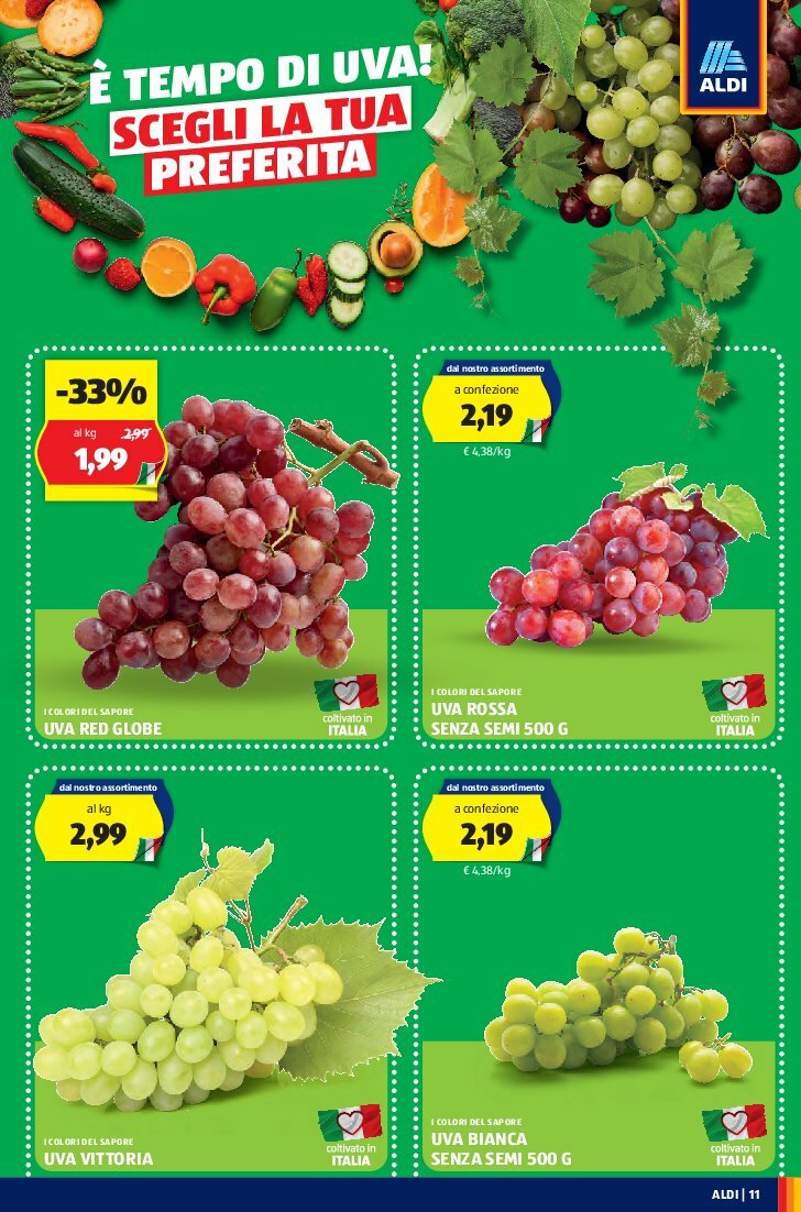 aldi - Volantino ALDI valido dal 11/08 al 17/08 - page: 11