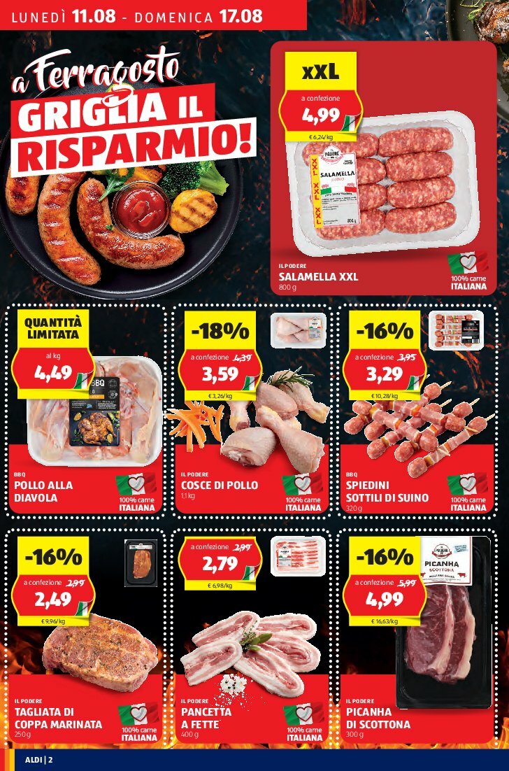 aldi - Volantino ALDI valido dal 11/08 al 17/08 - page: 2