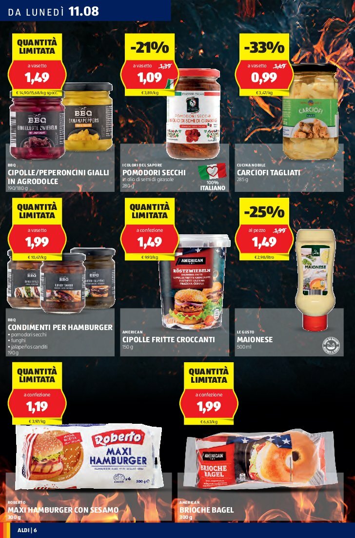 aldi - Volantino ALDI valido dal 11/08 al 17/08 - page: 6