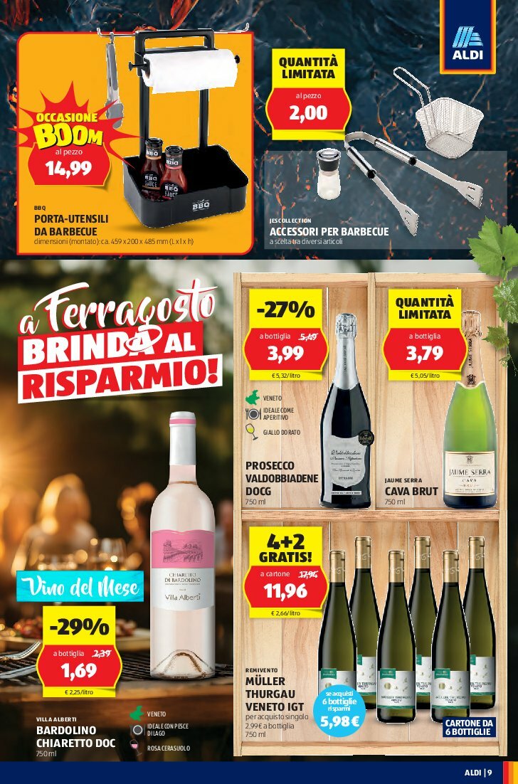 aldi - Volantino ALDI valido dal 11/08 al 17/08 - page: 9