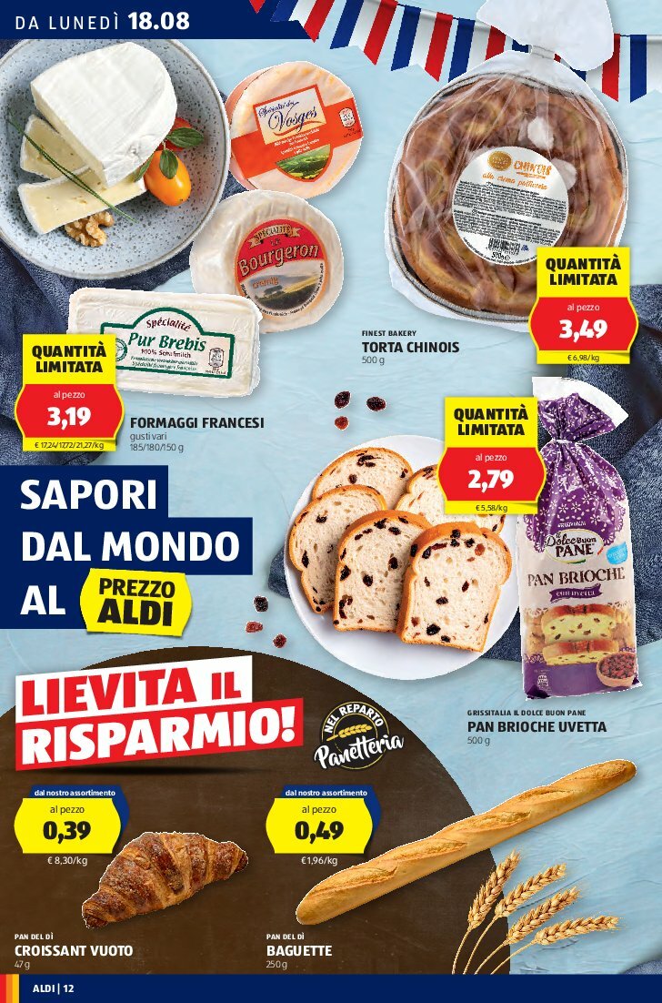 aldi - Volantino ALDI valido dal 18/08 al 24/08 - page: 12