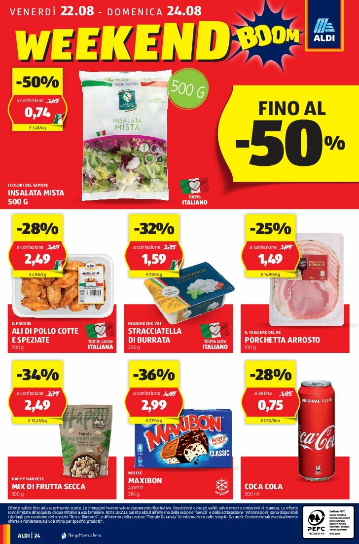 aldi - Volantino ALDI valido dal 18/08 al 24/08 - page: 24