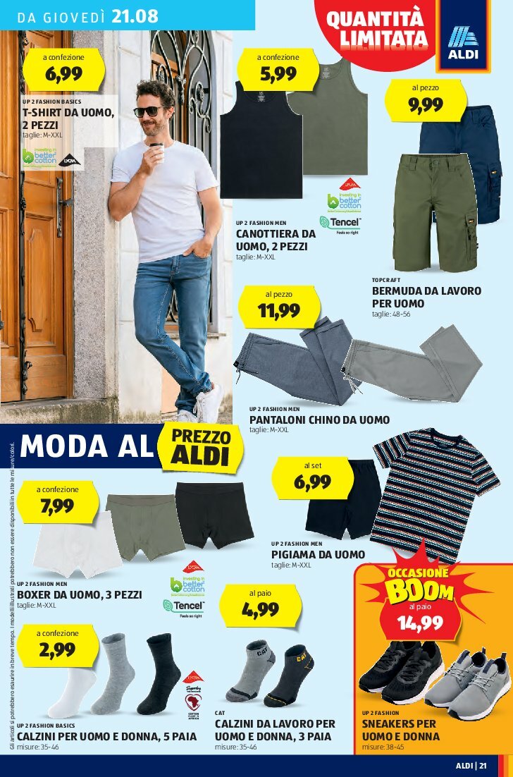 aldi - Volantino ALDI valido dal 18/08 al 24/08 - page: 21