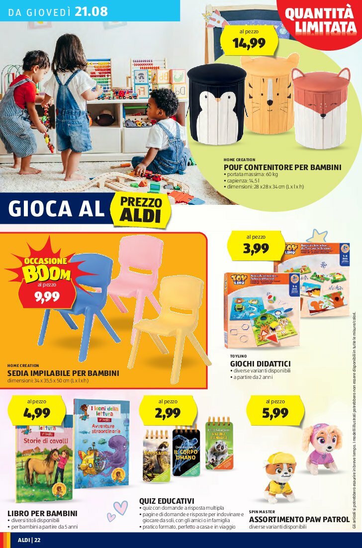 aldi - Volantino ALDI valido dal 18/08 al 24/08 - page: 22
