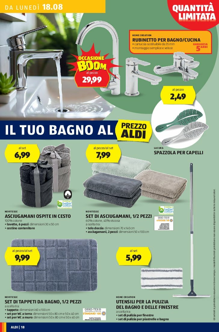 aldi - Volantino ALDI valido dal 18/08 al 24/08 - page: 18