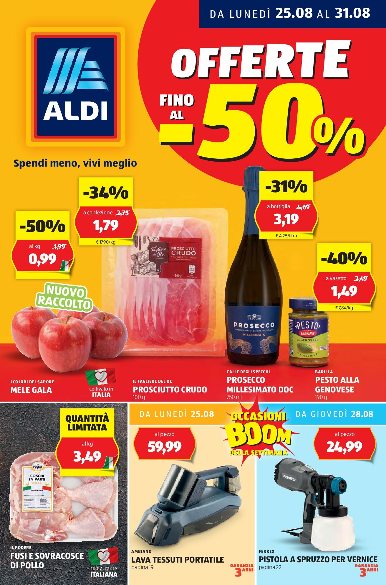 aldi - Volantino ALDI valido dal 25/08 al 31/08