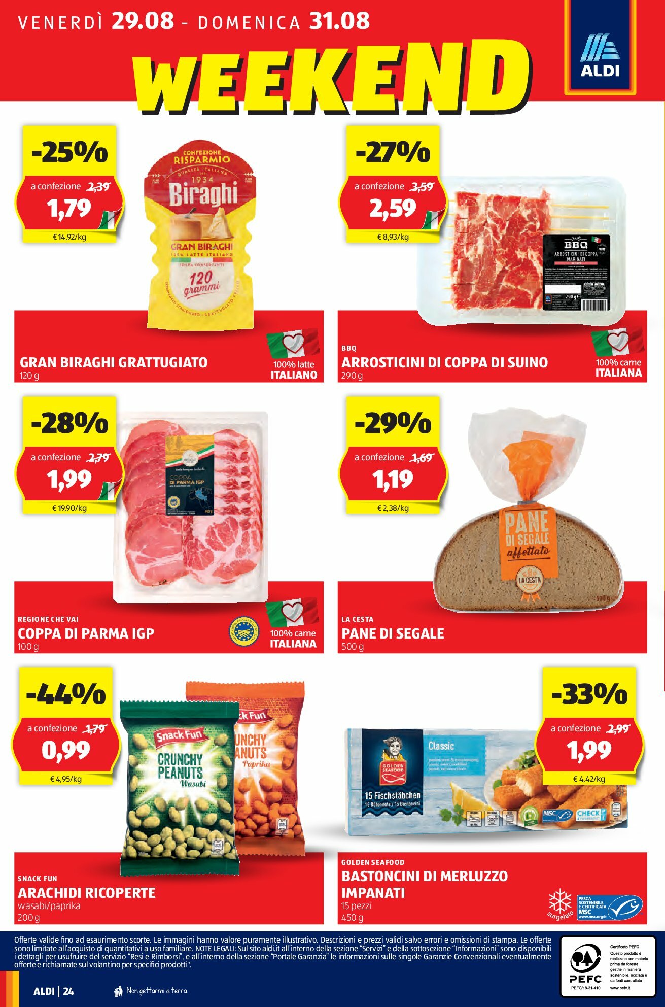 aldi - Volantino ALDI valido dal 25/08 al 31/08 - page: 24