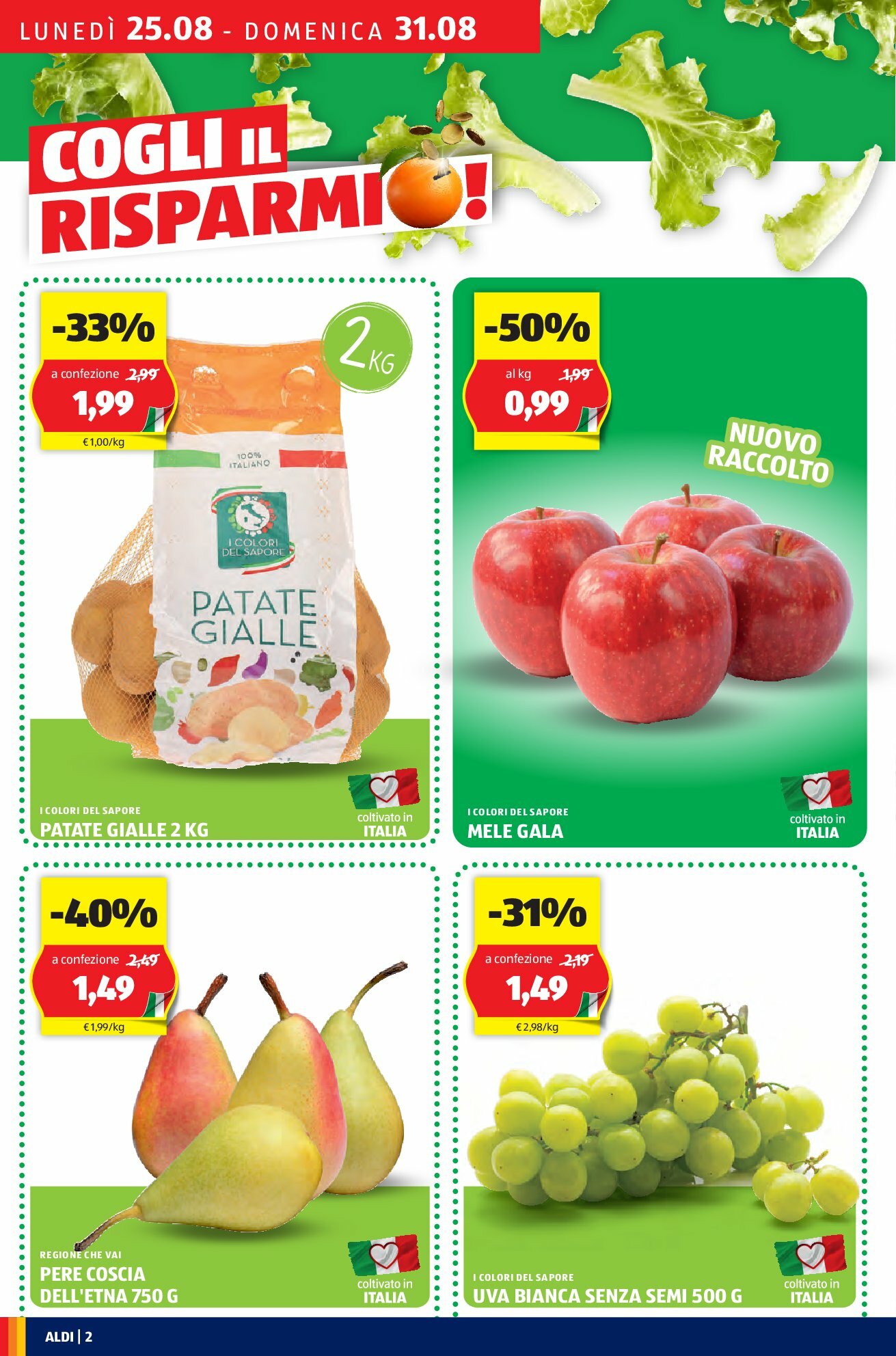 aldi - Volantino ALDI valido dal 25/08 al 31/08 - page: 2