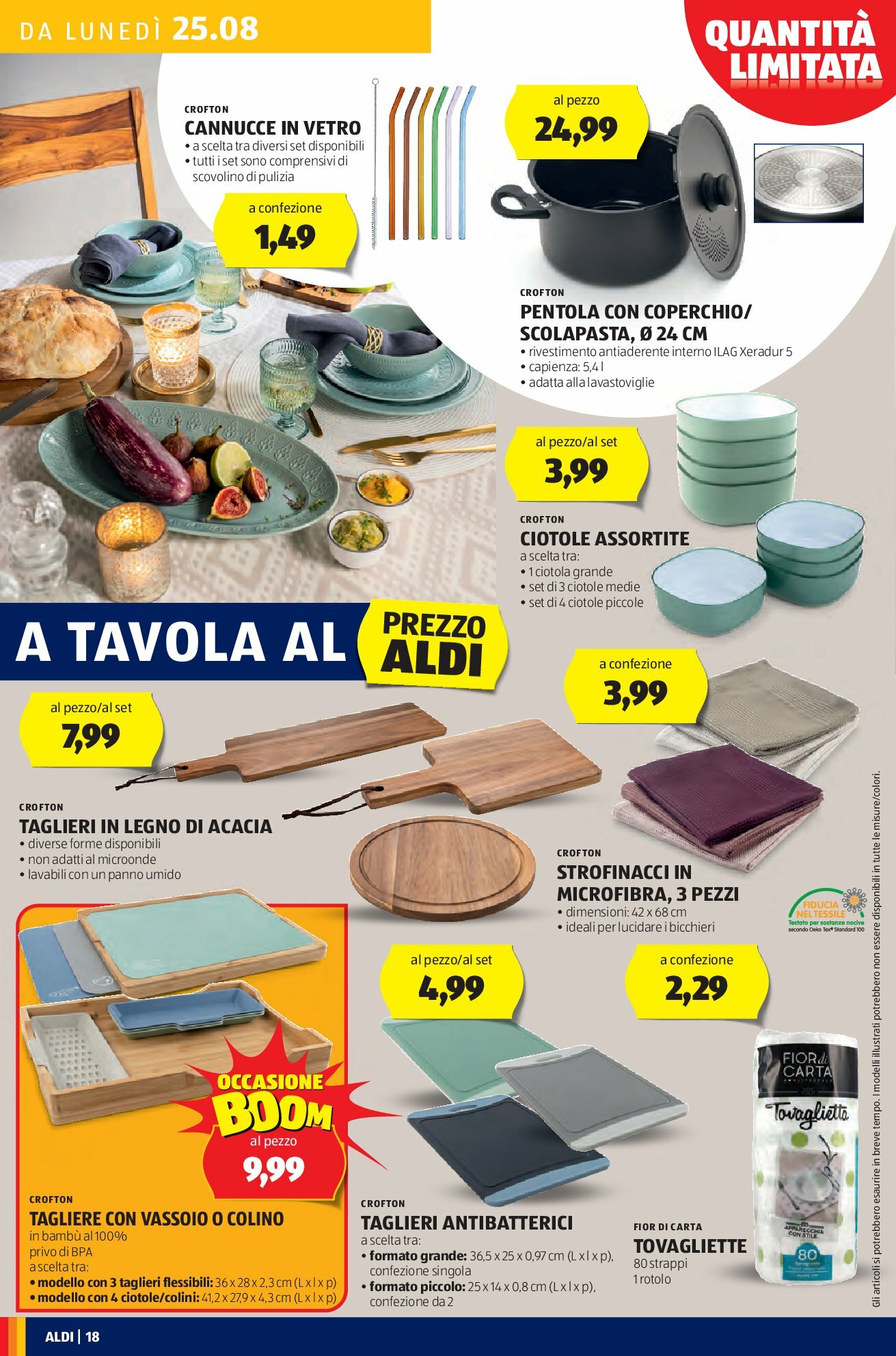 aldi - Volantino ALDI valido dal 25/08 al 31/08 - page: 18