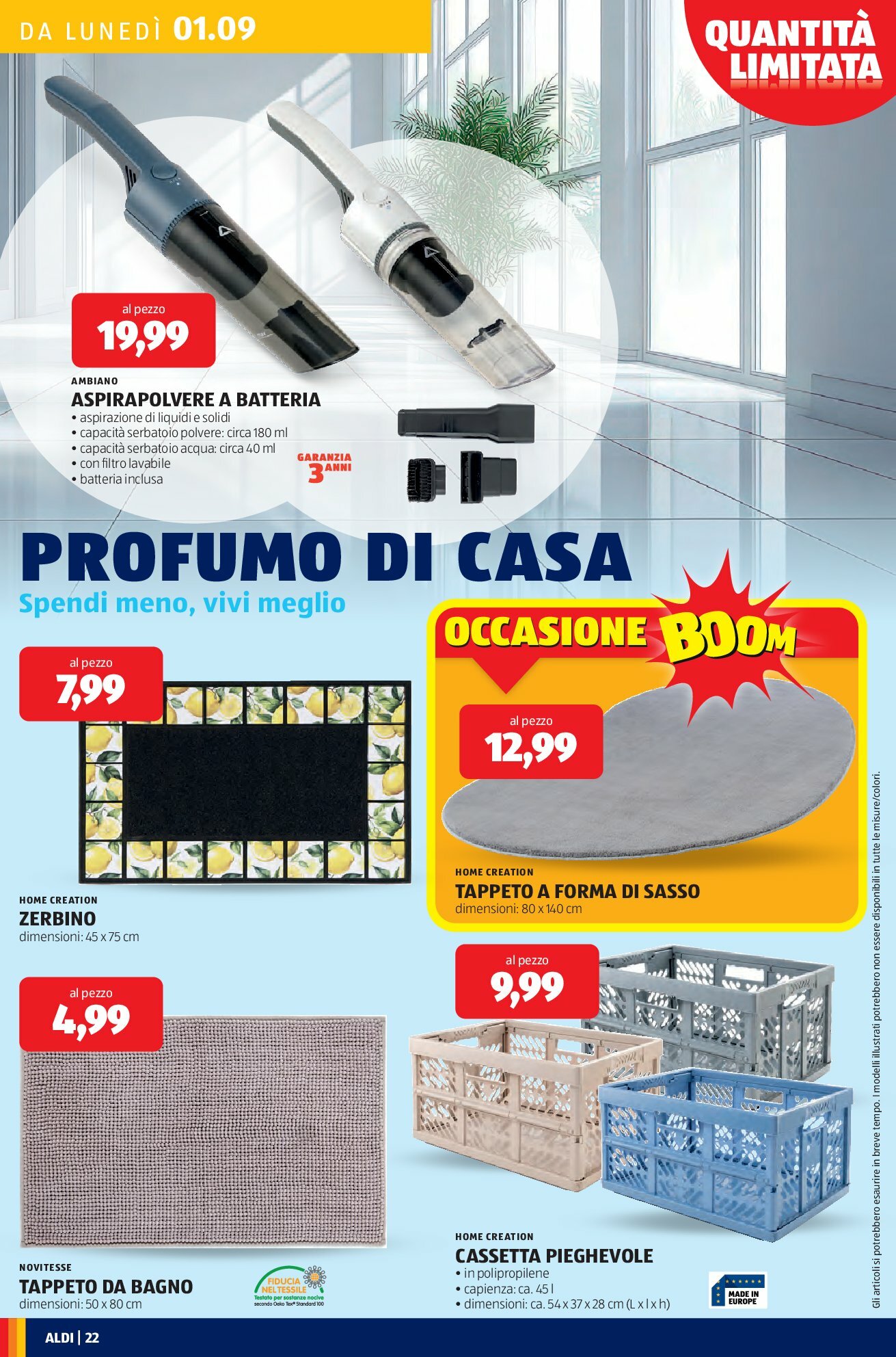 aldi - Volantino ALDI valido dal 01/09 al 07/09 - page: 22