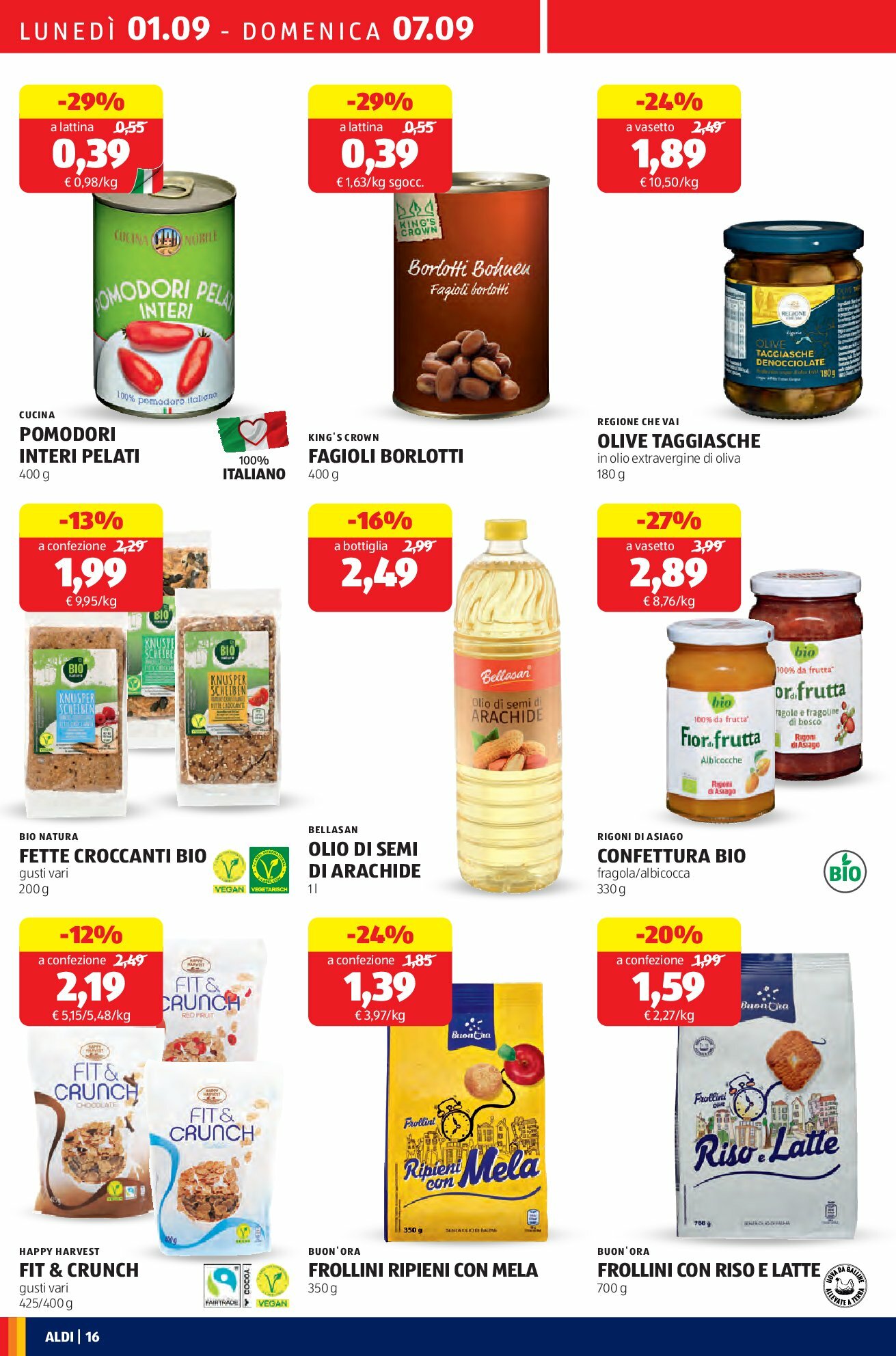 aldi - Volantino ALDI valido dal 01/09 al 07/09 - page: 16