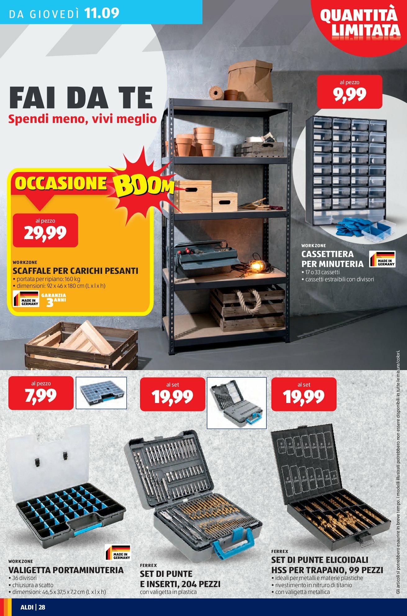 aldi - Volantino ALDI valido dal 08/09 al 14/09 - page: 28