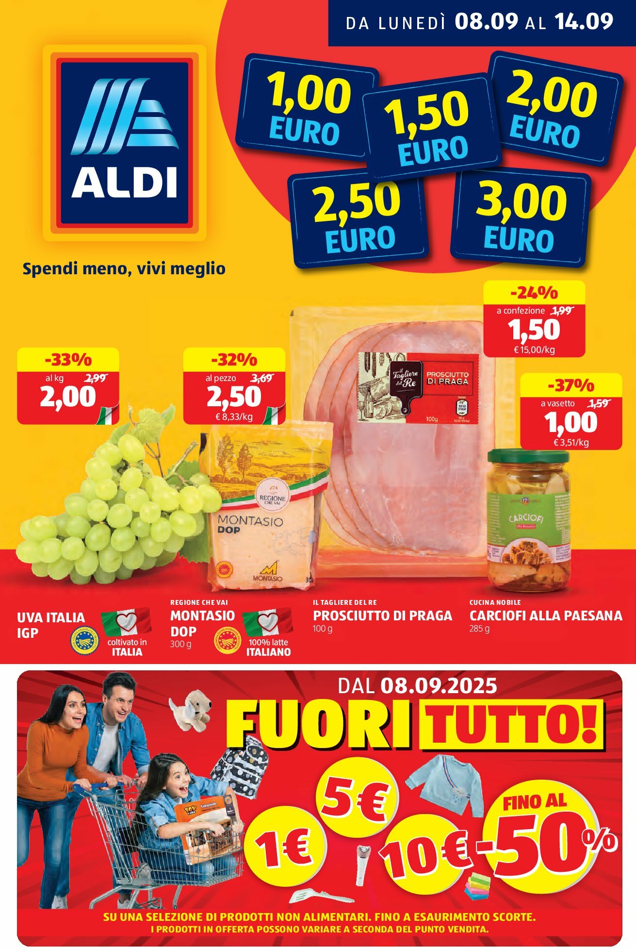 aldi - Volantino ALDI valido dal 08/09 al 14/09