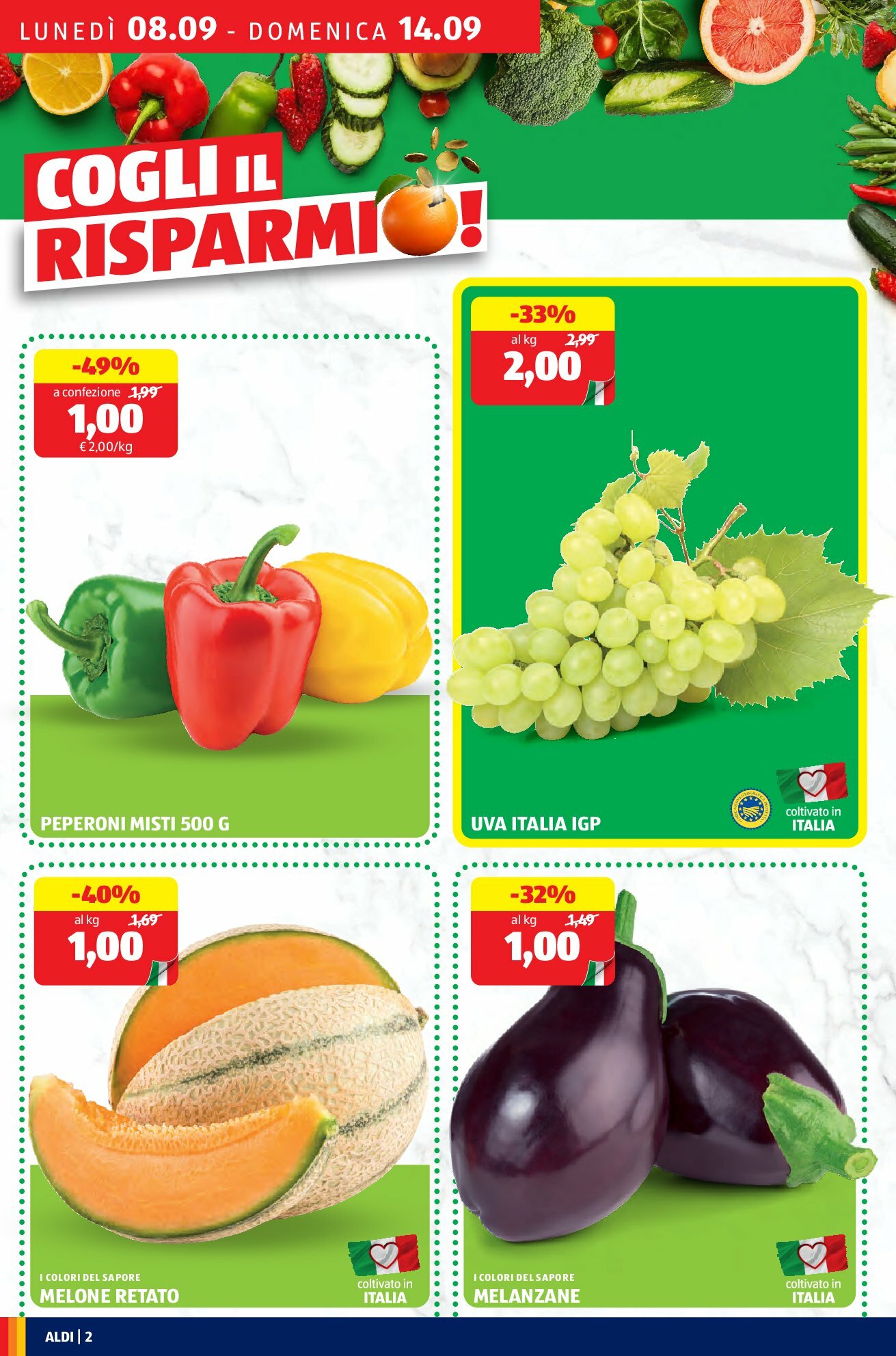 aldi - Volantino ALDI valido dal 08/09 al 14/09 - page: 2