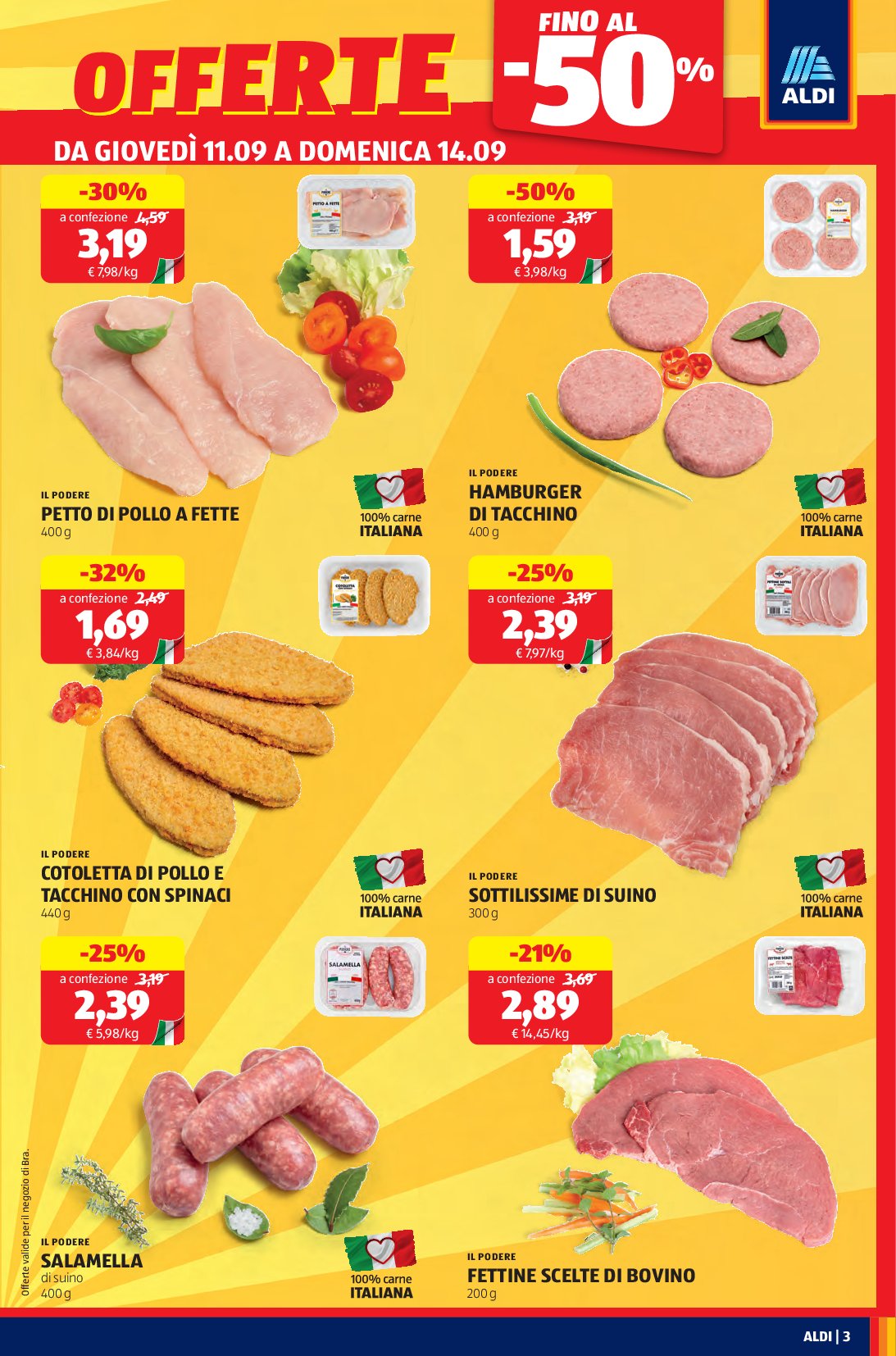 aldi - Volantino ALDI - Nuova Apertura Bra valido dal 11/09 al 20/09 - page: 3