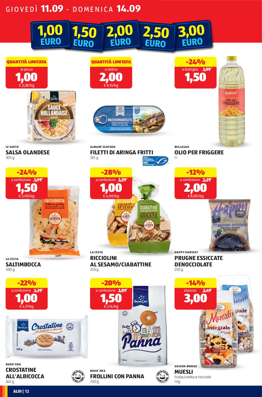 aldi - Volantino ALDI - Nuova Apertura Bra valido dal 11/09 al 20/09 - page: 12