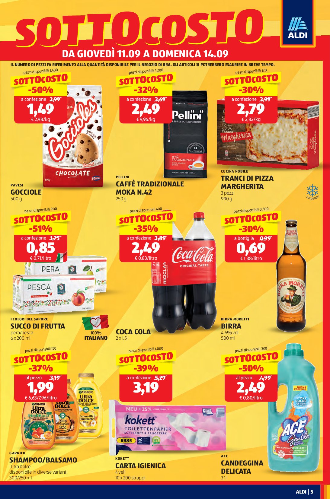 aldi - Volantino ALDI - Nuova Apertura Bra valido dal 11/09 al 20/09 - page: 5