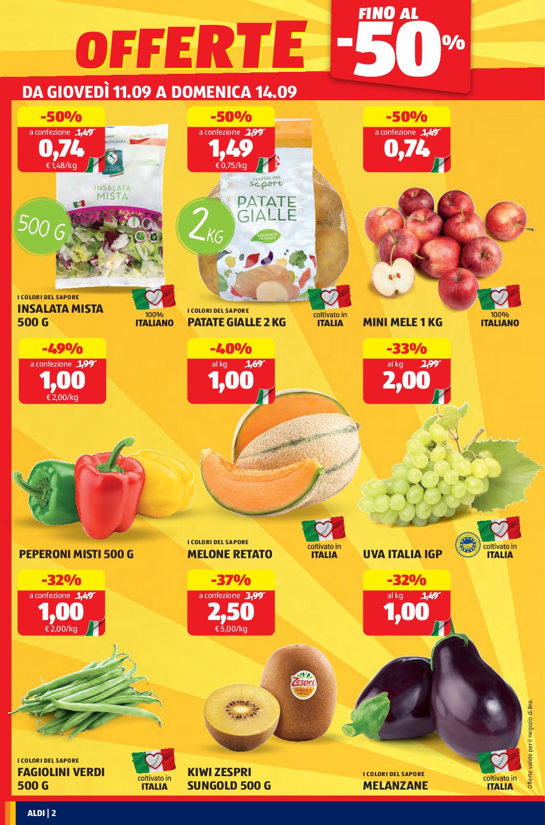 aldi - Volantino ALDI - Nuova Apertura Bra valido dal 11/09 al 20/09 - page: 2