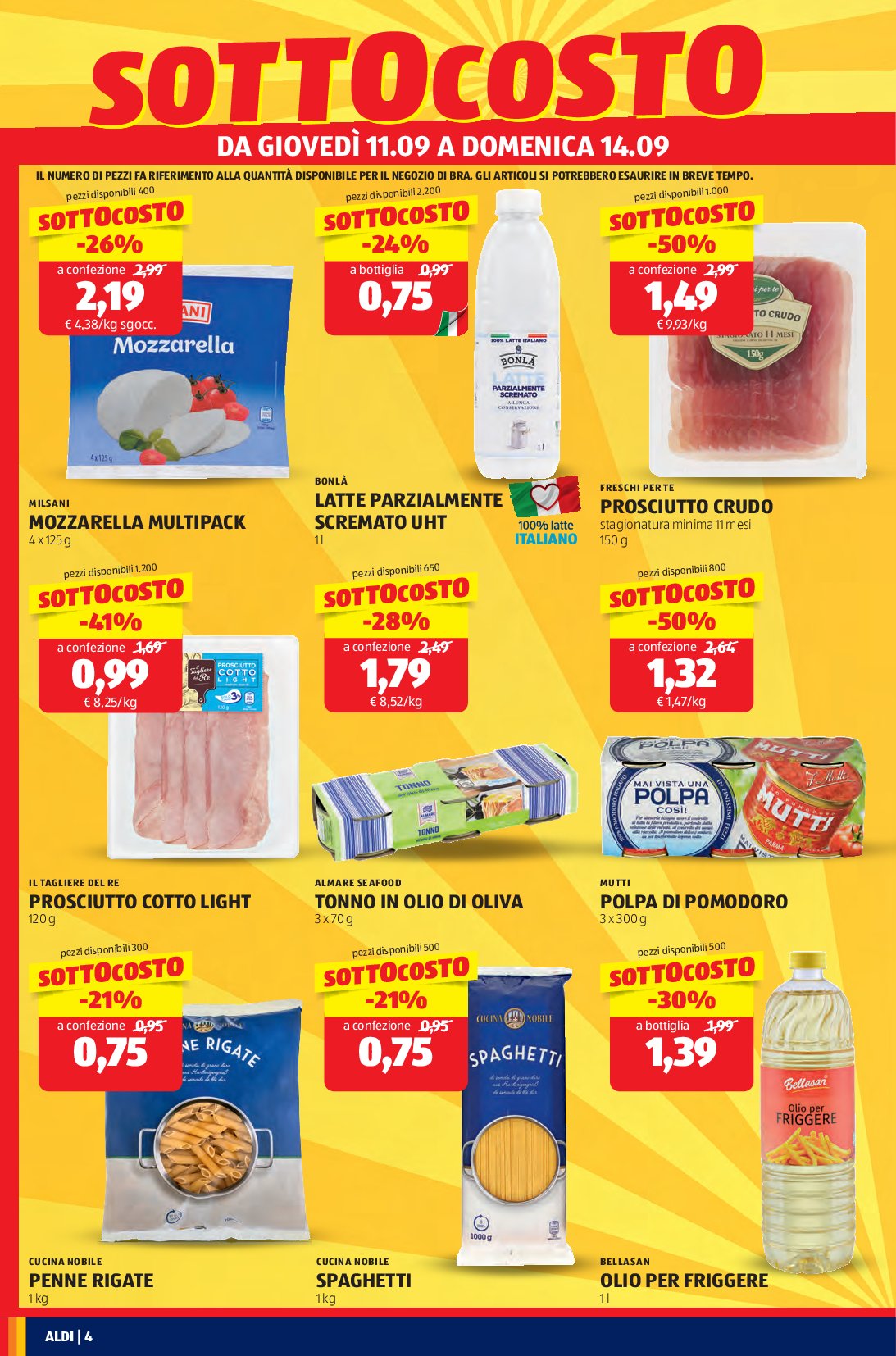 aldi - Volantino ALDI - Nuova Apertura Bra valido dal 11/09 al 20/09 - page: 4