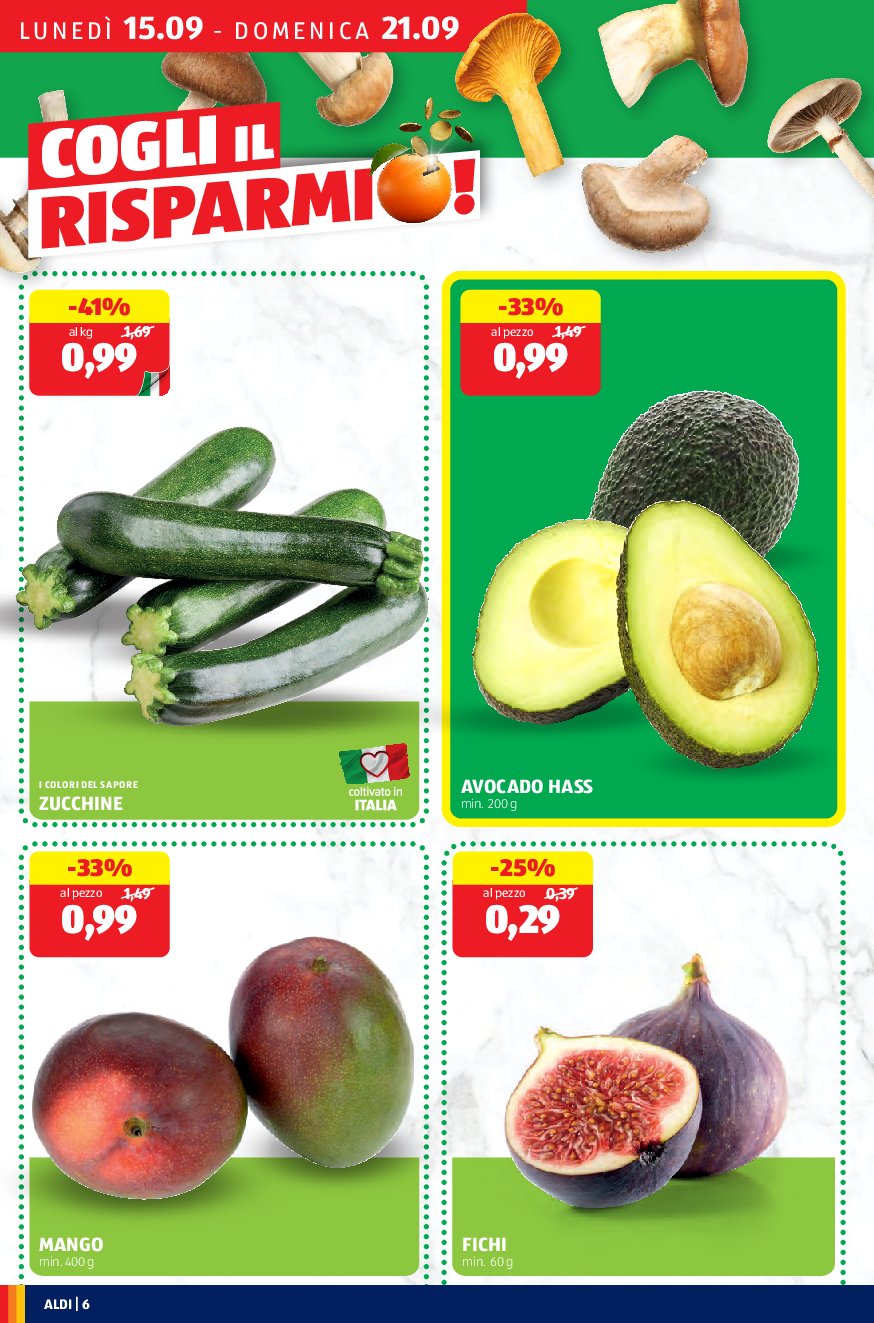 aldi - Volantino ALDI valido dal 15/09 al 21/09 - page: 6