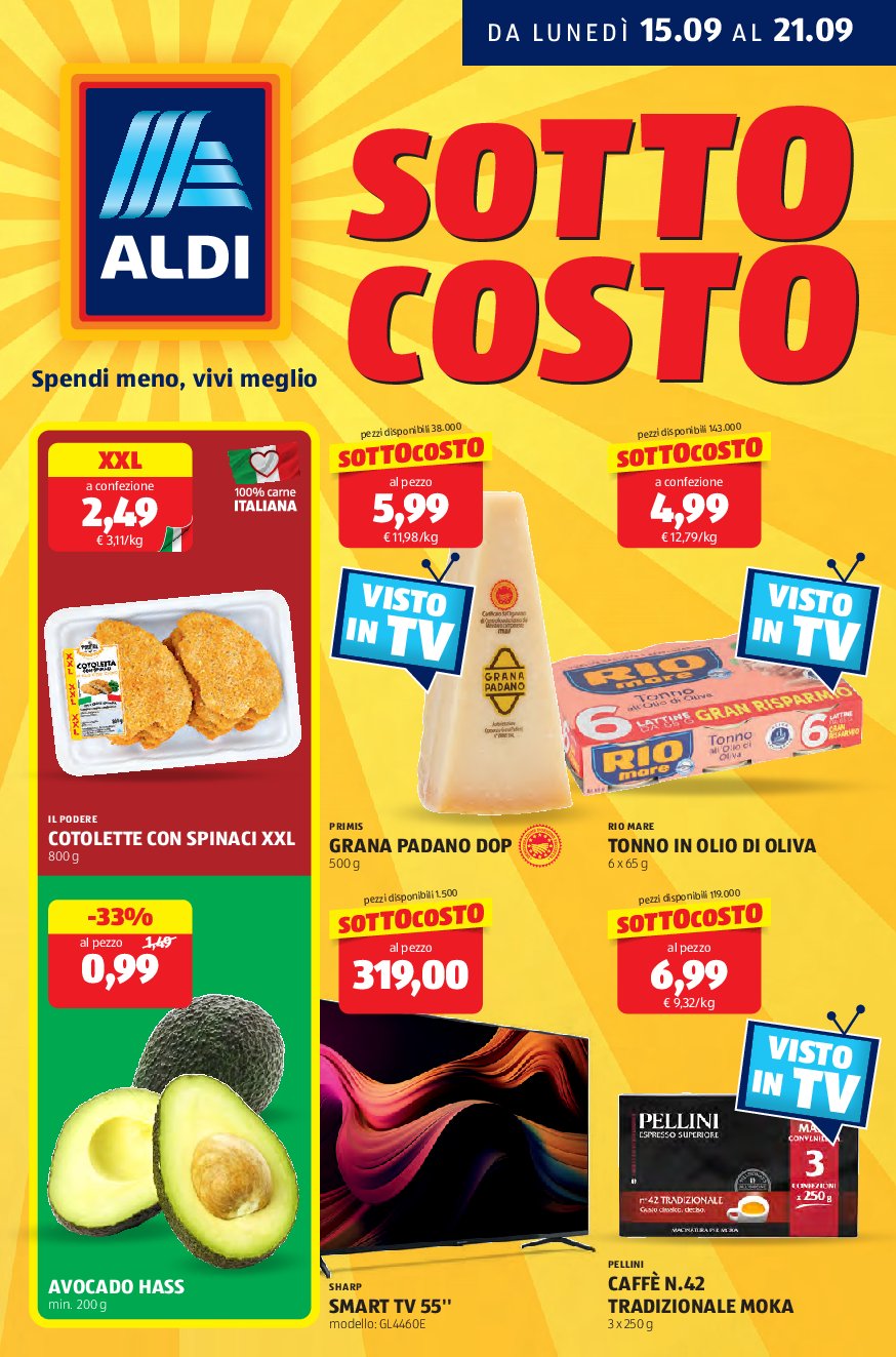 aldi - Volantino ALDI valido dal 15/09 al 21/09