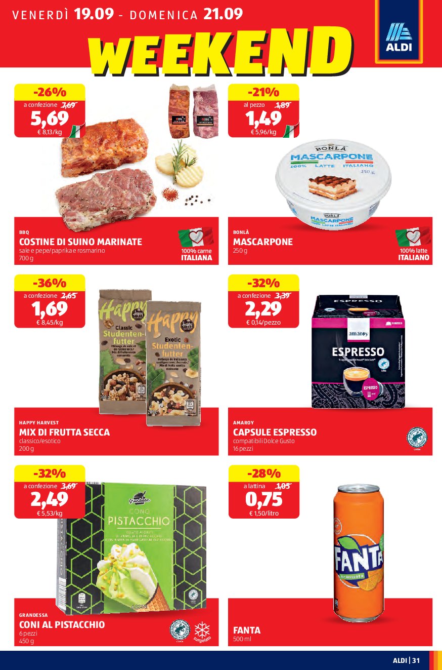 aldi - Volantino ALDI valido dal 15/09 al 21/09 - page: 31