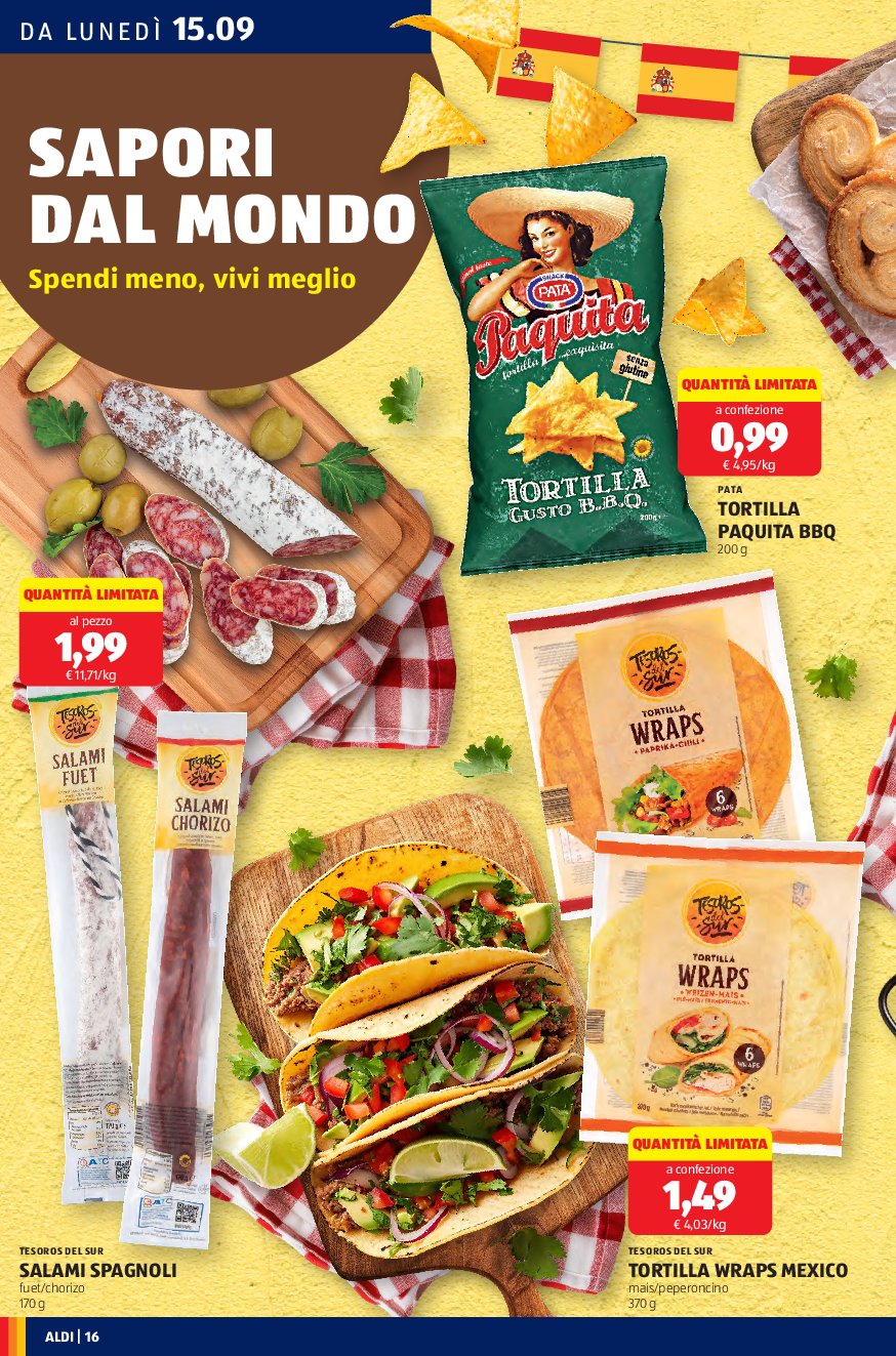 aldi - Volantino ALDI valido dal 15/09 al 21/09 - page: 16