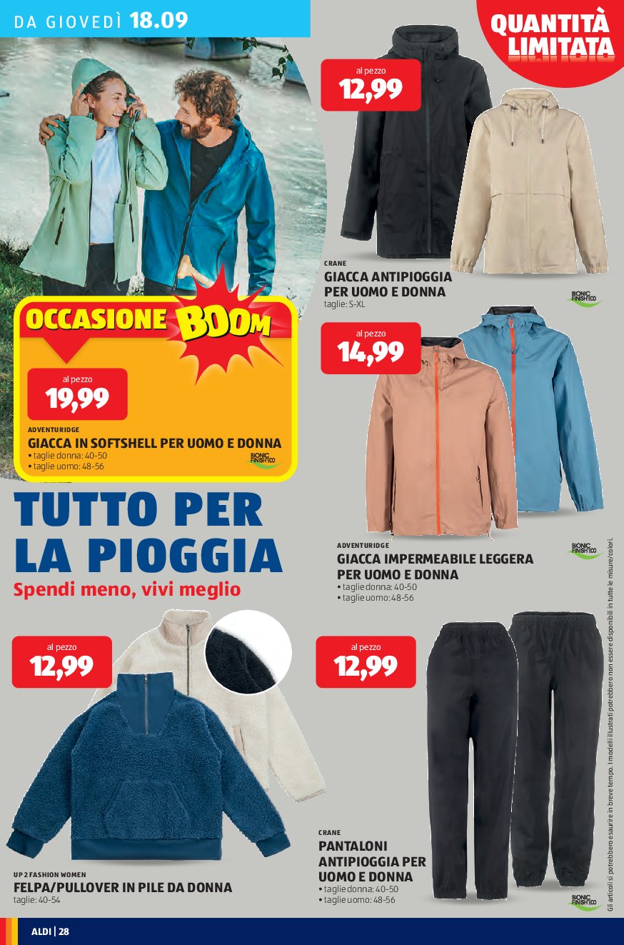 aldi - Volantino ALDI valido dal 15/09 al 21/09 - page: 28