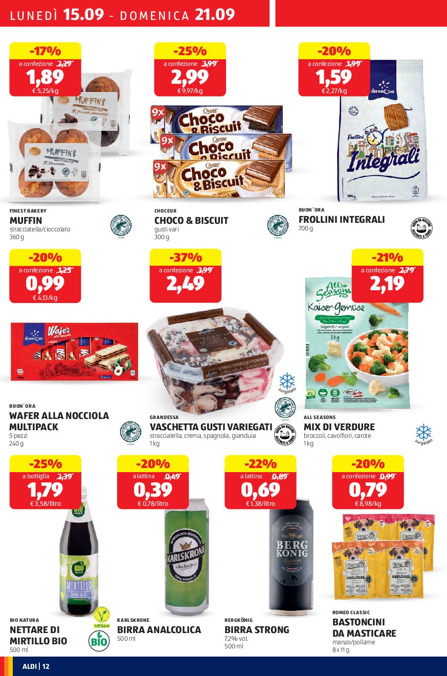 aldi - Volantino ALDI valido dal 15/09 al 21/09 - page: 12