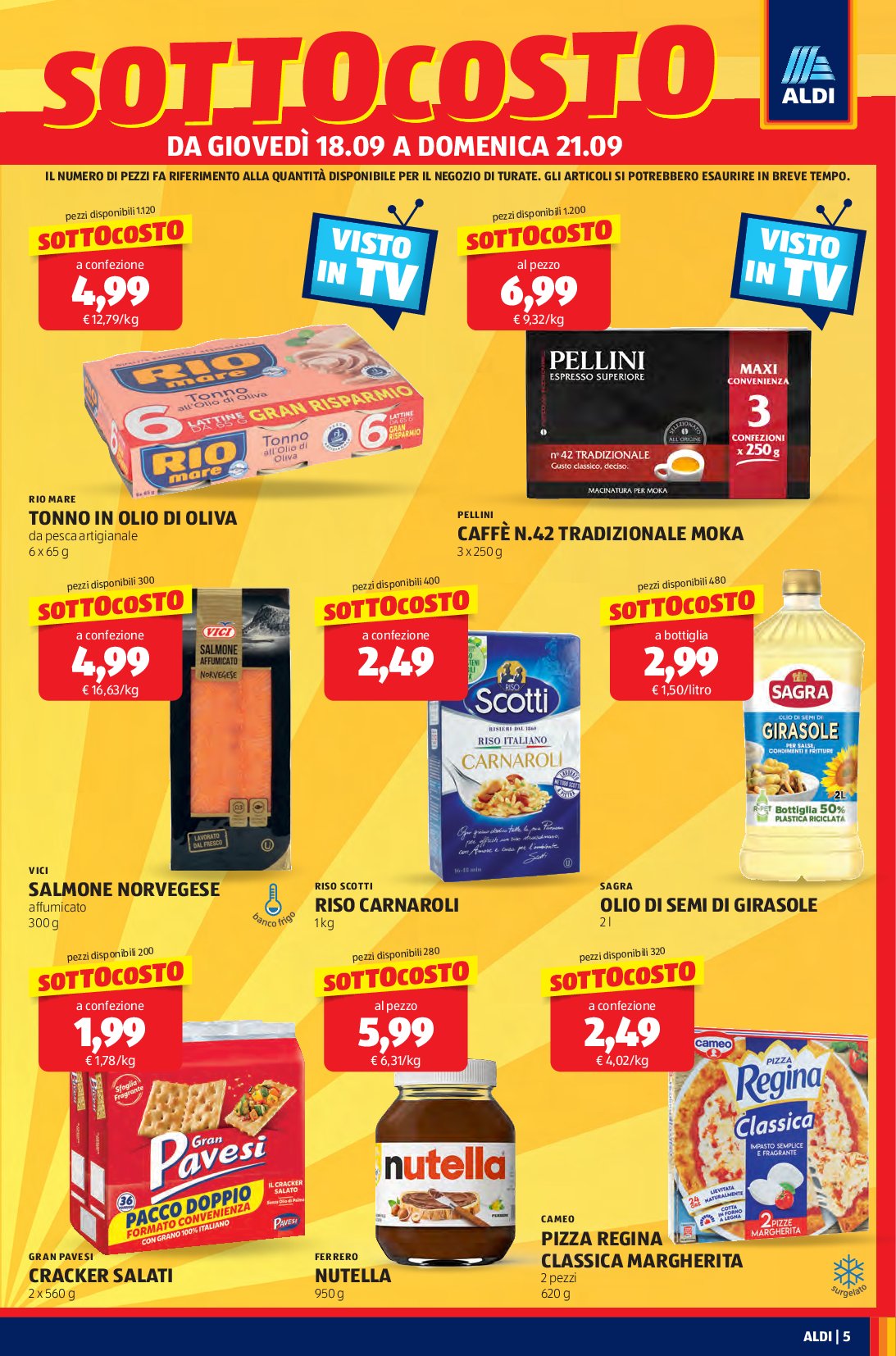 aldi - Volantino ALDI - Nuova Apertura Turate valido dal 18/09 al 21/09 - page: 5