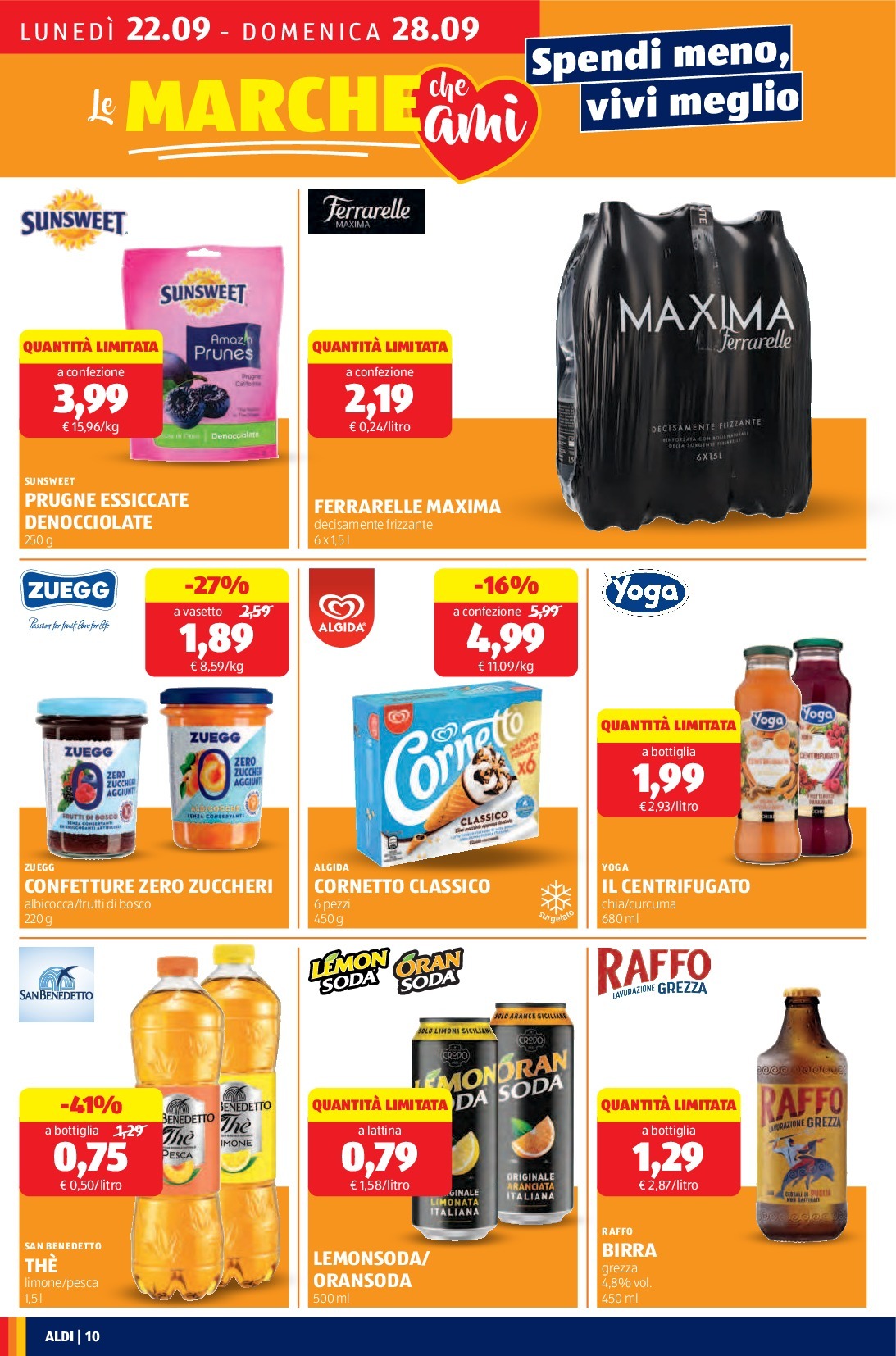 aldi - Volantino ALDI valido dal 22/09 al 28/09 - page: 10