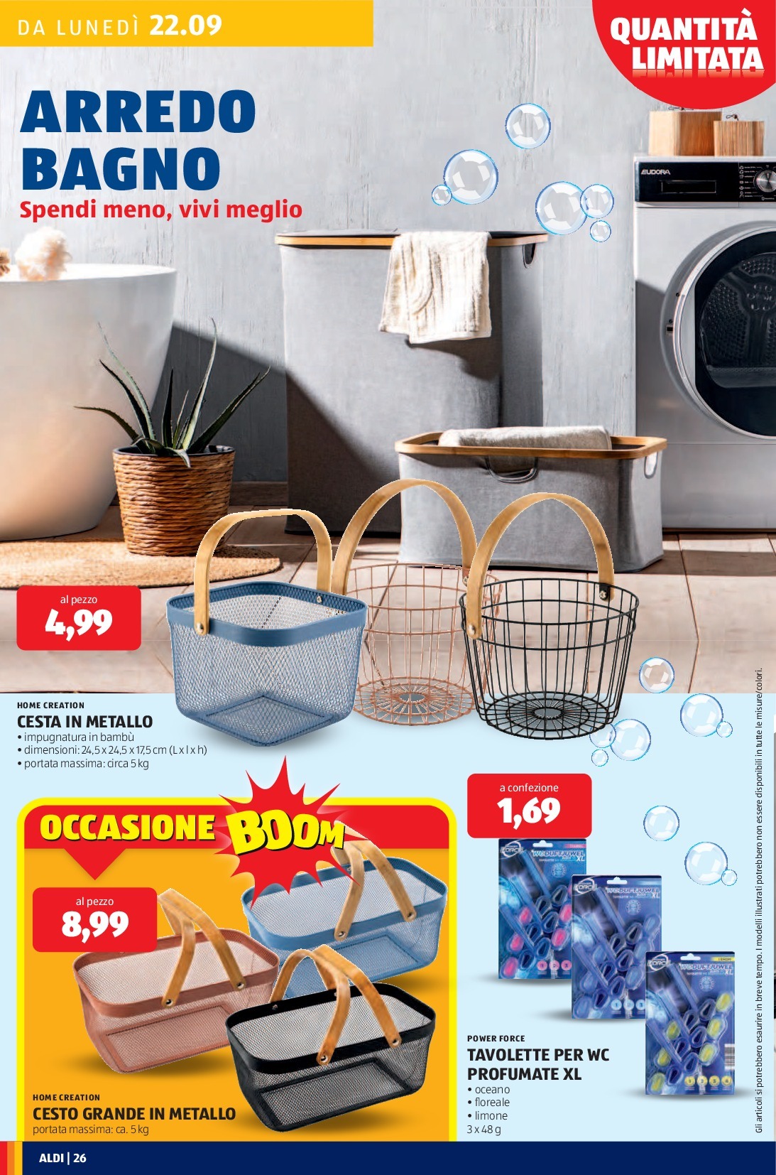 aldi - Volantino ALDI valido dal 22/09 al 28/09 - page: 26