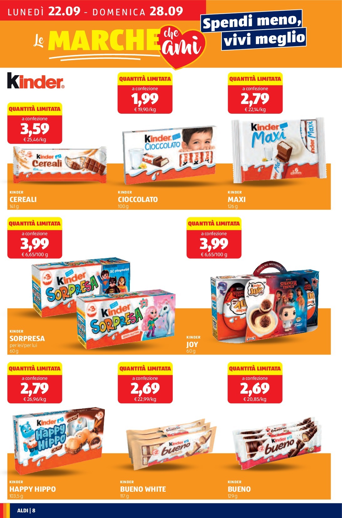 aldi - Volantino ALDI valido dal 22/09 al 28/09 - page: 8