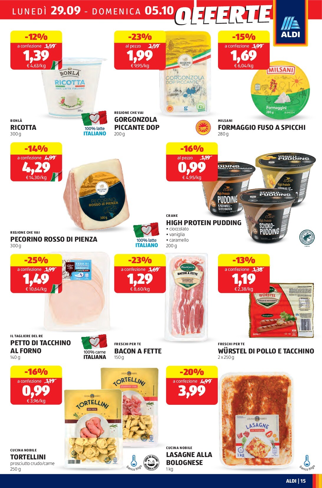 aldi - Volantino ALDI valido dal 29/09 al 05/10 - page: 15