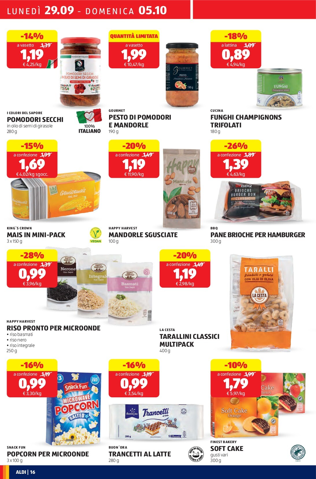 aldi - Volantino ALDI valido dal 29/09 al 05/10 - page: 16