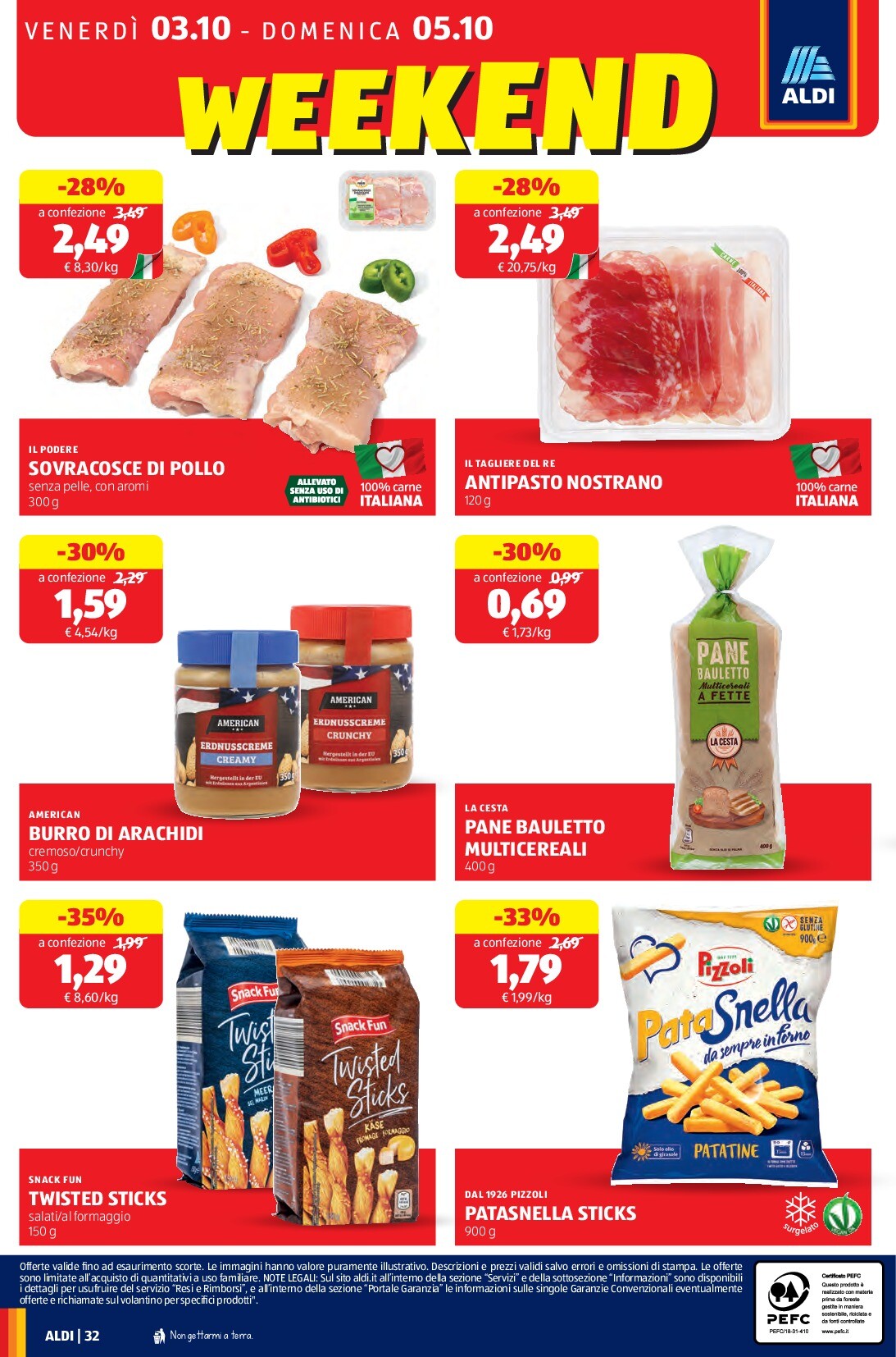 aldi - Volantino ALDI valido dal 29/09 al 05/10 - page: 32