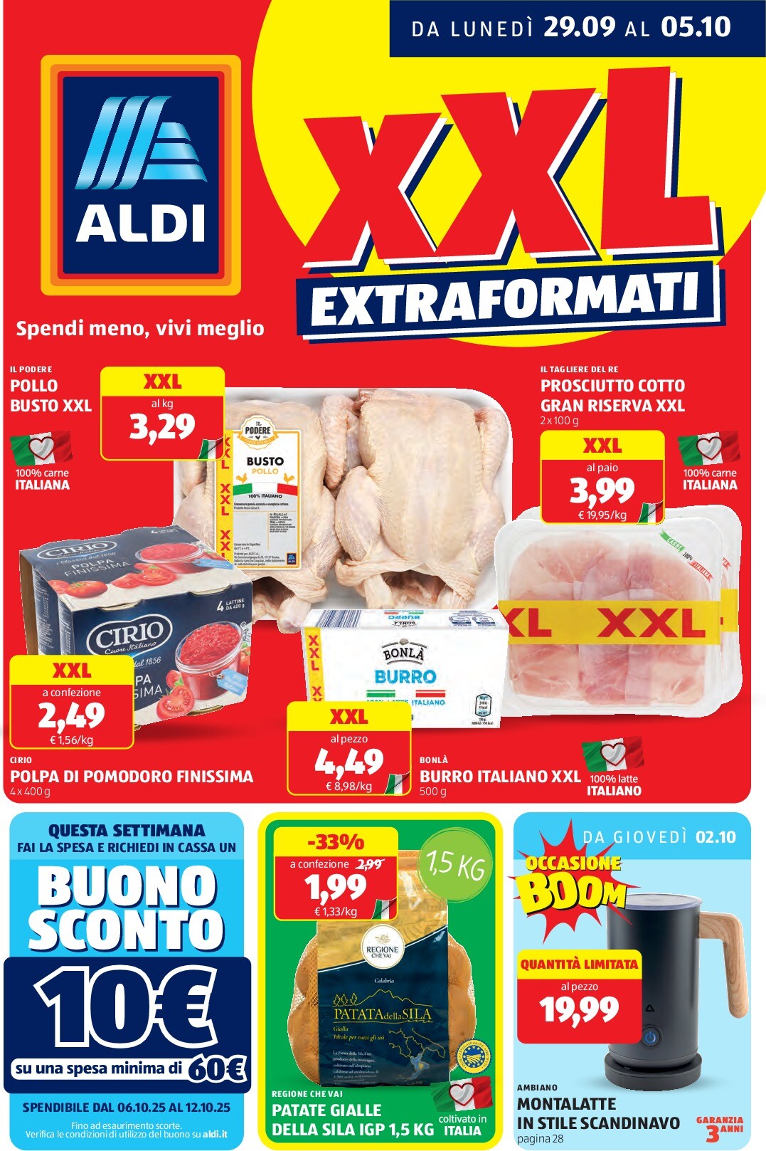 aldi - Volantino ALDI valido dal 29/09 al 05/10