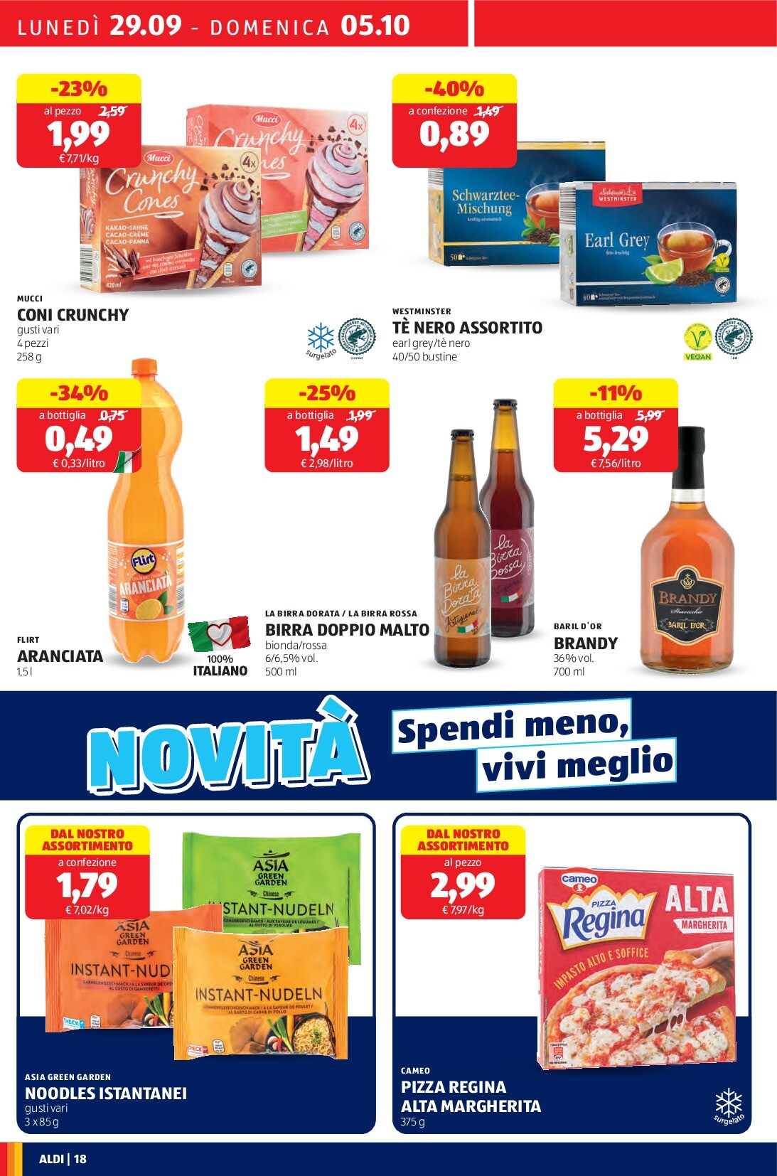aldi - Volantino ALDI valido dal 29/09 al 05/10 - page: 18