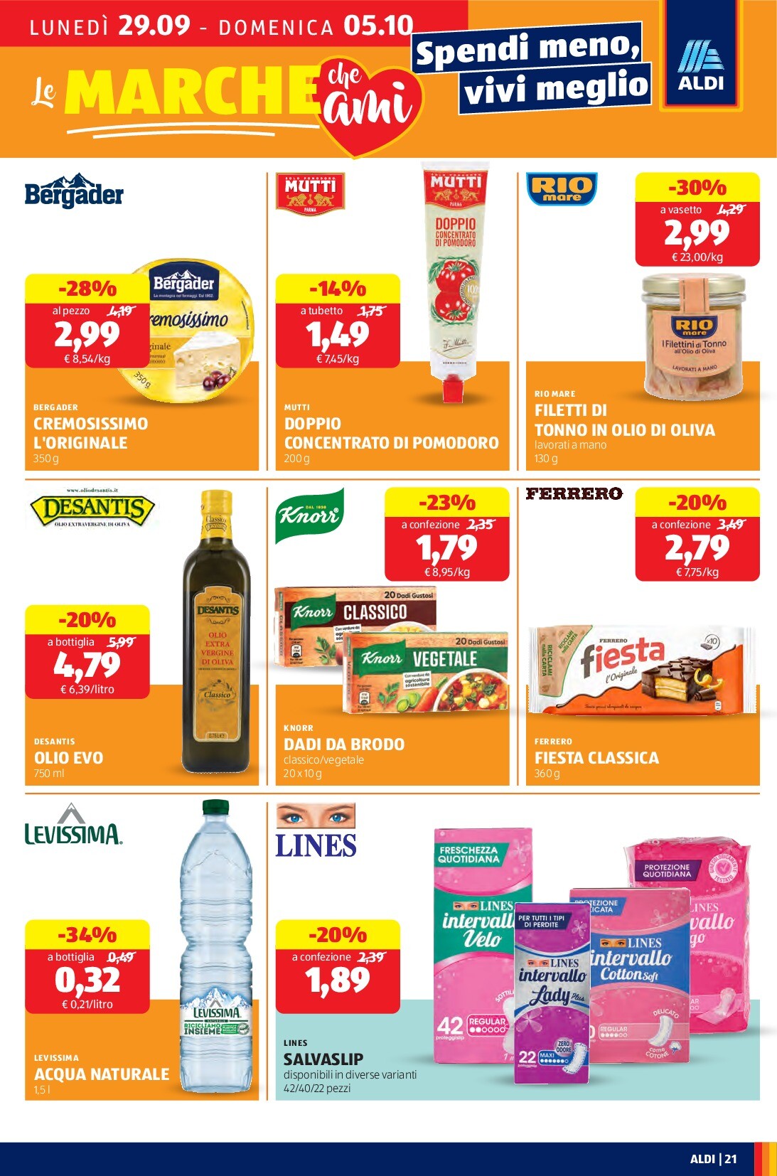 aldi - Volantino ALDI valido dal 29/09 al 05/10 - page: 21