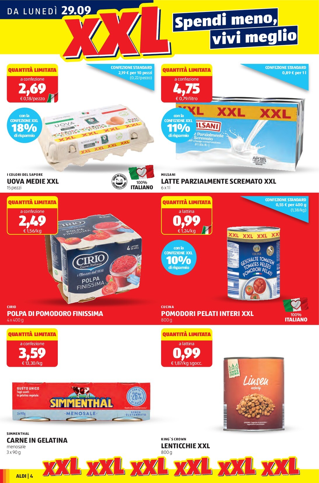 aldi - Volantino ALDI valido dal 29/09 al 05/10 - page: 4