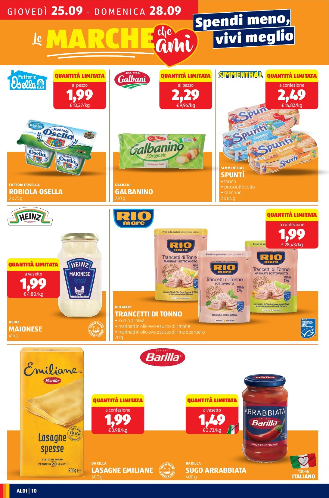 aldi - Volantino ALDI - Nuova Apertura Torino valido dal 25/09 al 04/10 - page: 10