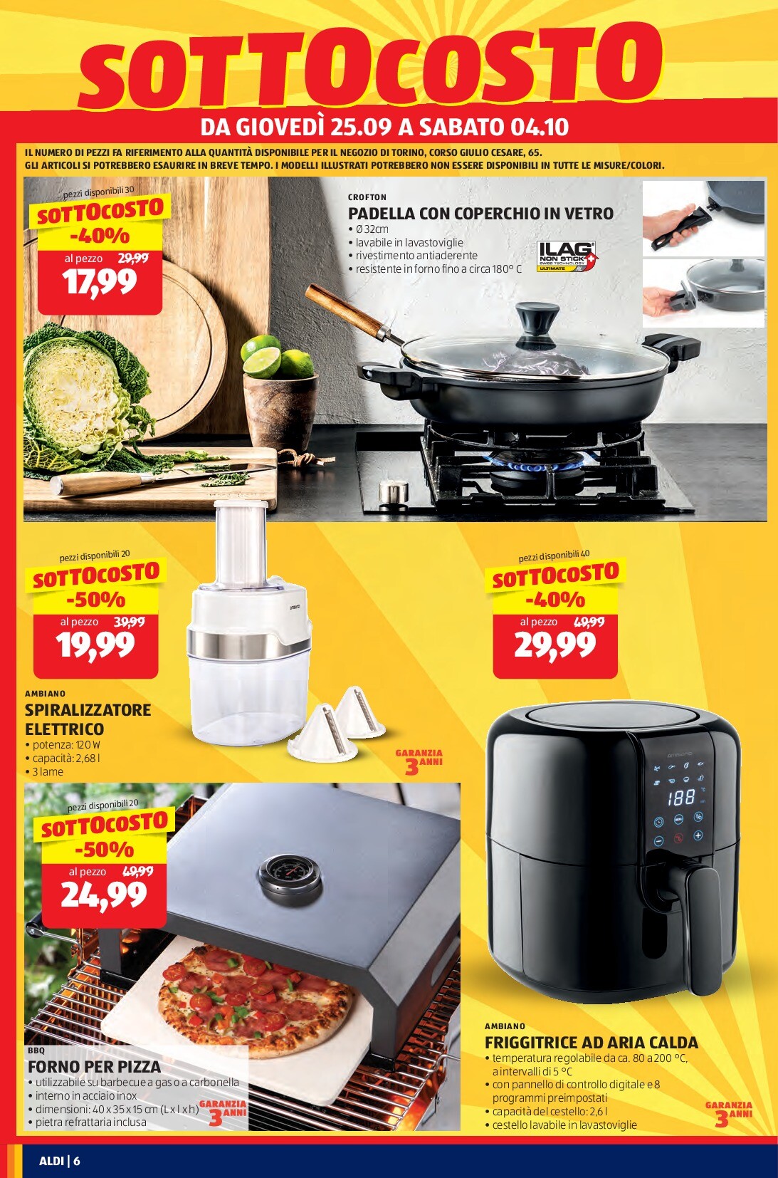 aldi - Volantino ALDI - Nuova Apertura Torino valido dal 25/09 al 04/10 - page: 6