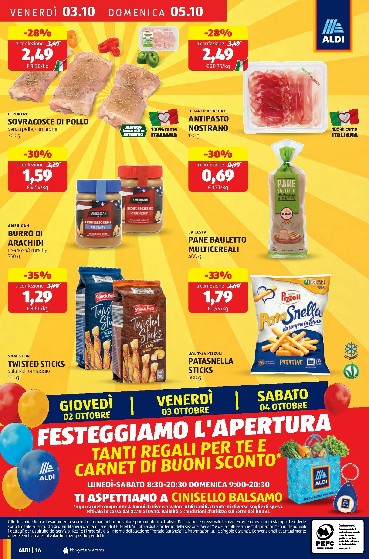 aldi - Volantino ALDI - Nuova Apertura Cinisello Balsamo valido dal 02/10 al 11/10 - page: 16