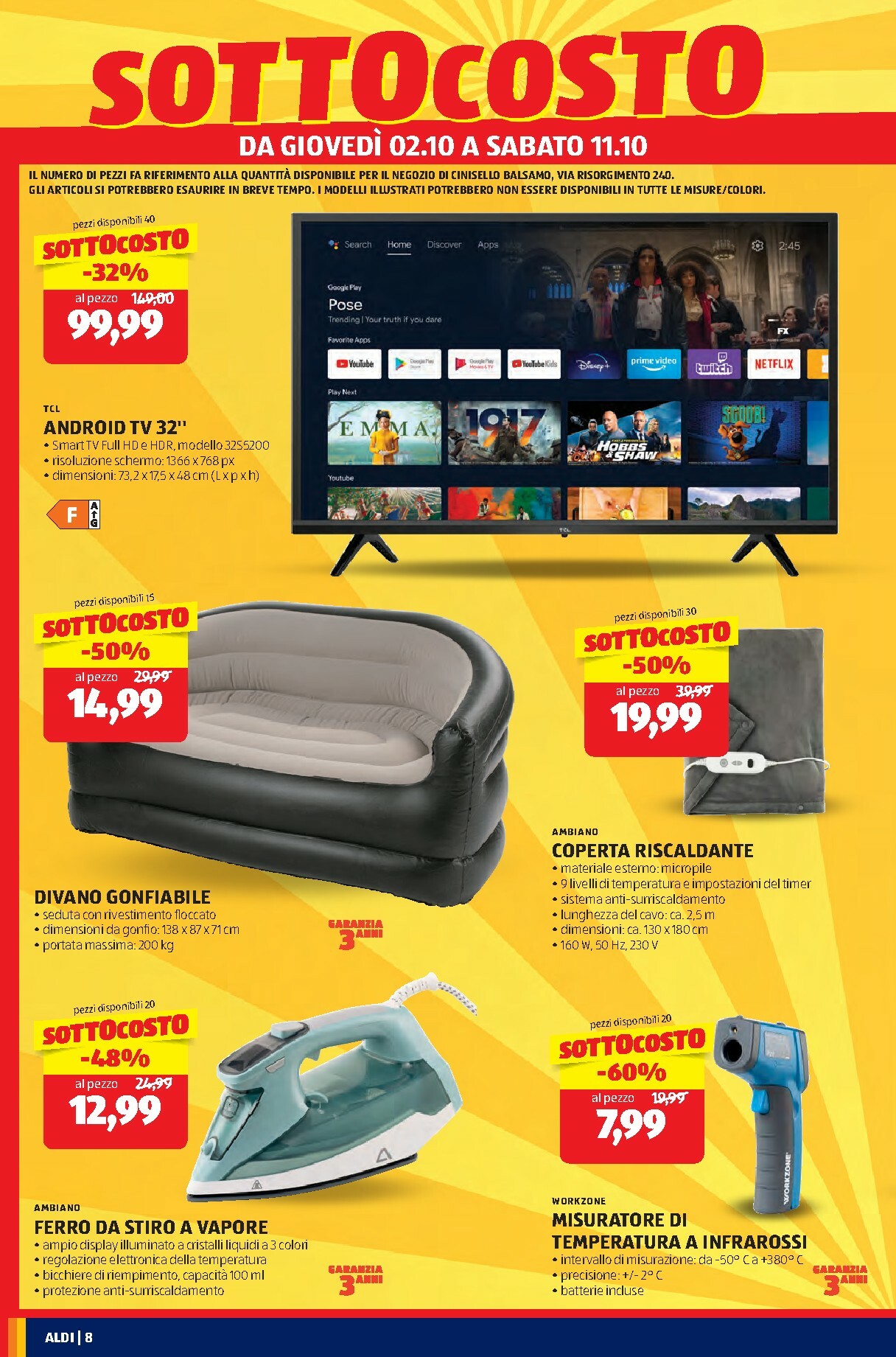 aldi - Volantino ALDI - Nuova Apertura Cinisello Balsamo valido dal 02/10 al 11/10 - page: 8