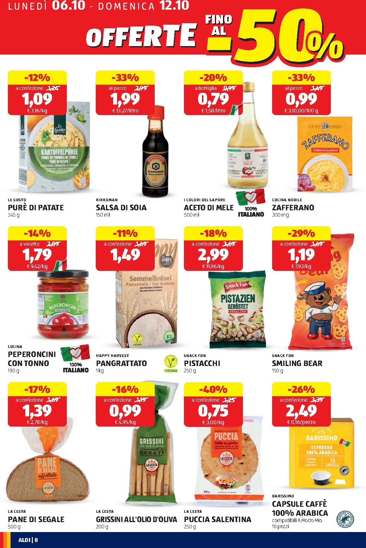 aldi - Volantino ALDI valido dal 06/10 al 12/10 - page: 8